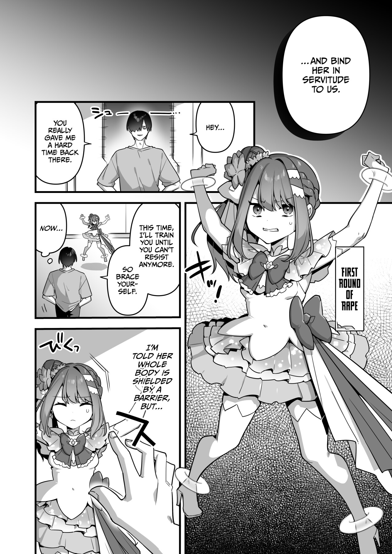 Hentai Manga Comic-Since I became a pawn of evil... I'll disgrace the magical girl 3-Read-46